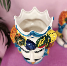 Charger l&#39;image dans la galerie, Tête de Maure en céramique italienne, homme, années 80
