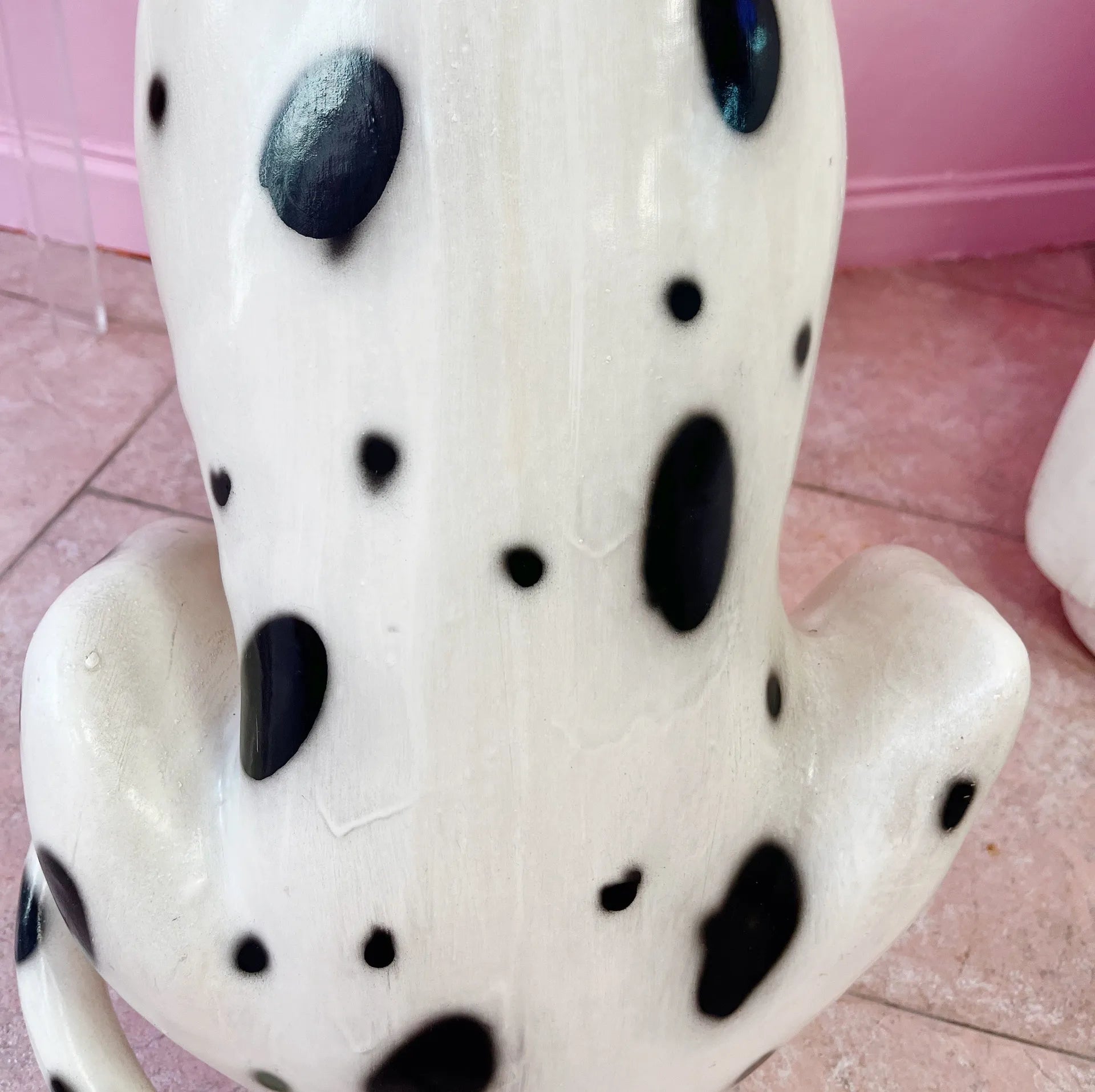 Dalmatien en céramique grande taille, années 70 - Club Barbara