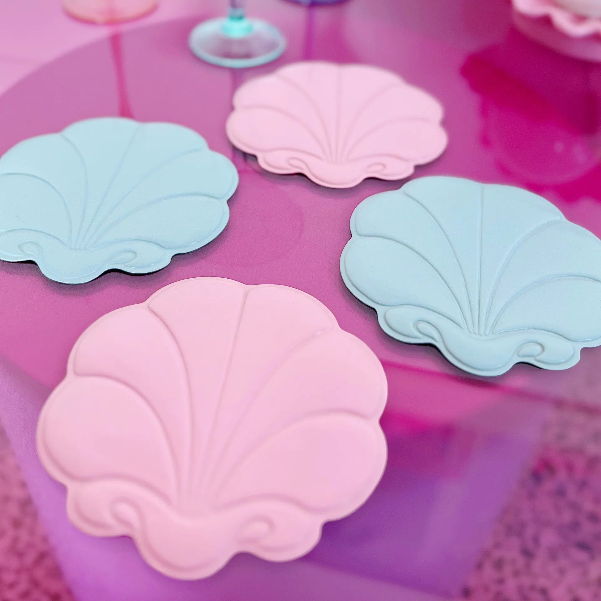 Dessous de verres coquillage - Club Barbara