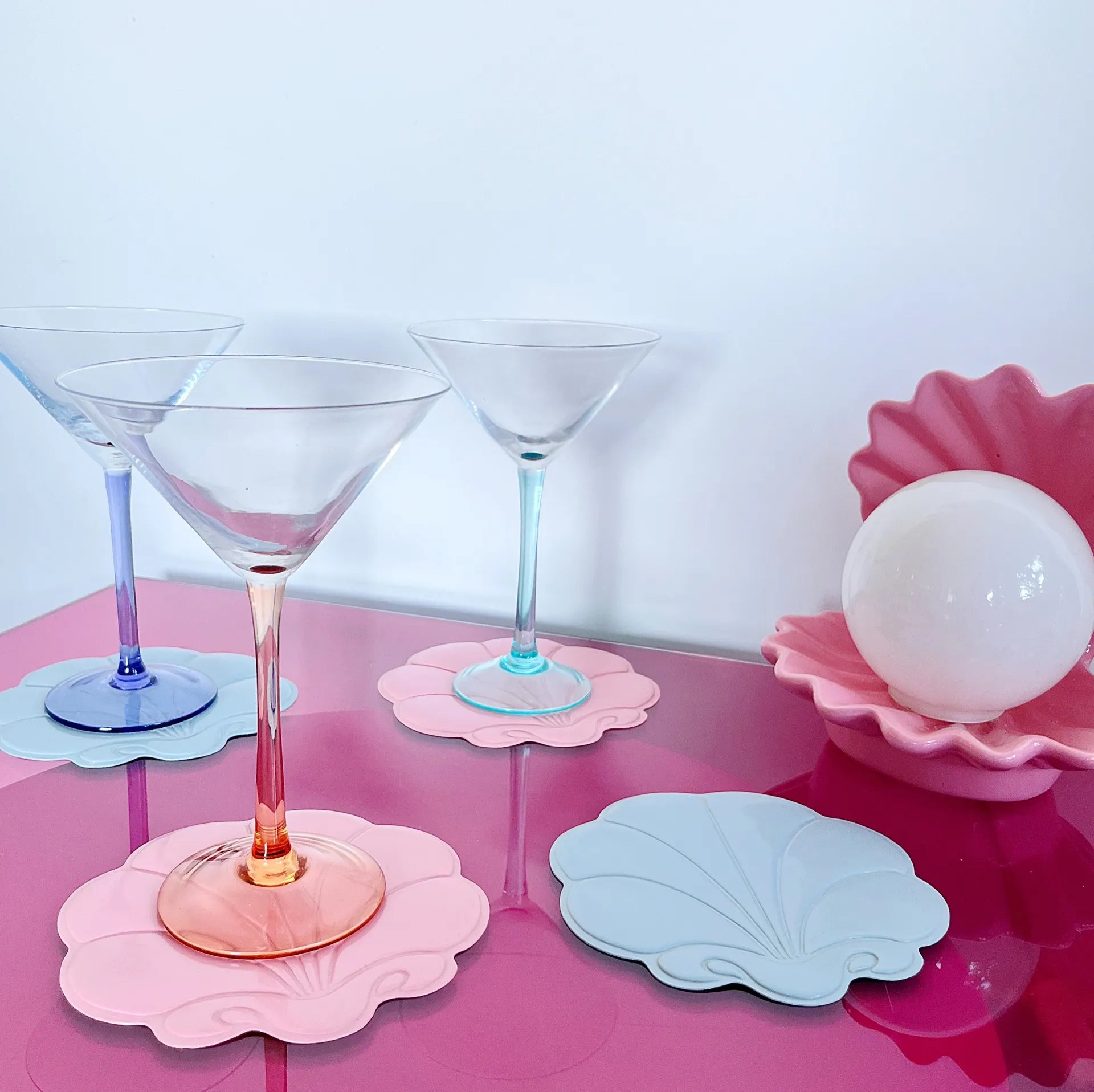 Dessous de verres coquillage - Club Barbara