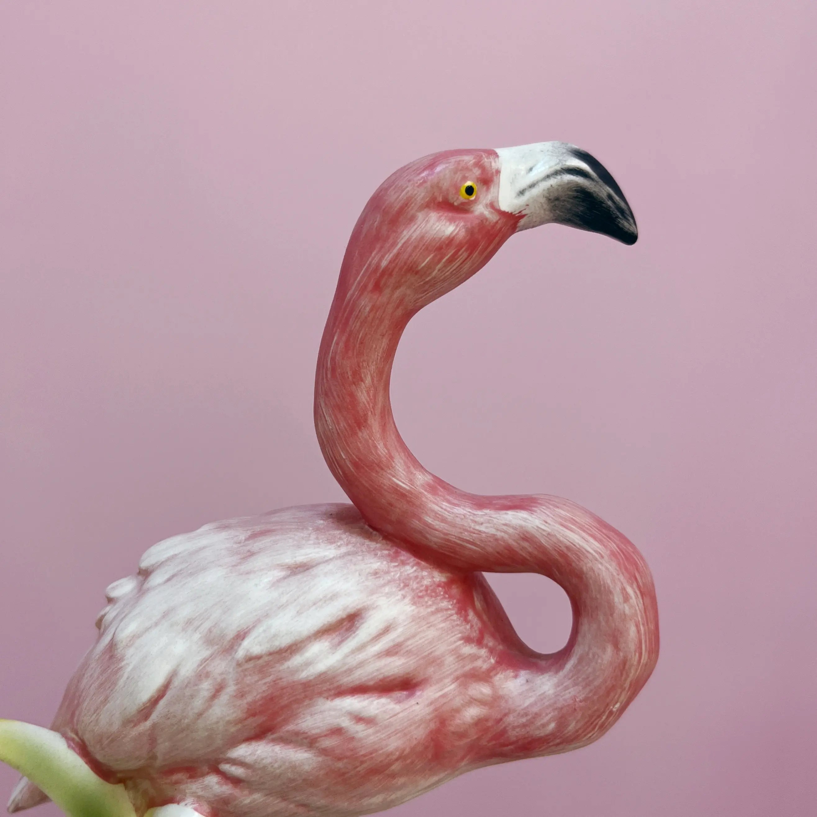 Figurine flamant rose Goebel W. Germany Club Barbara
