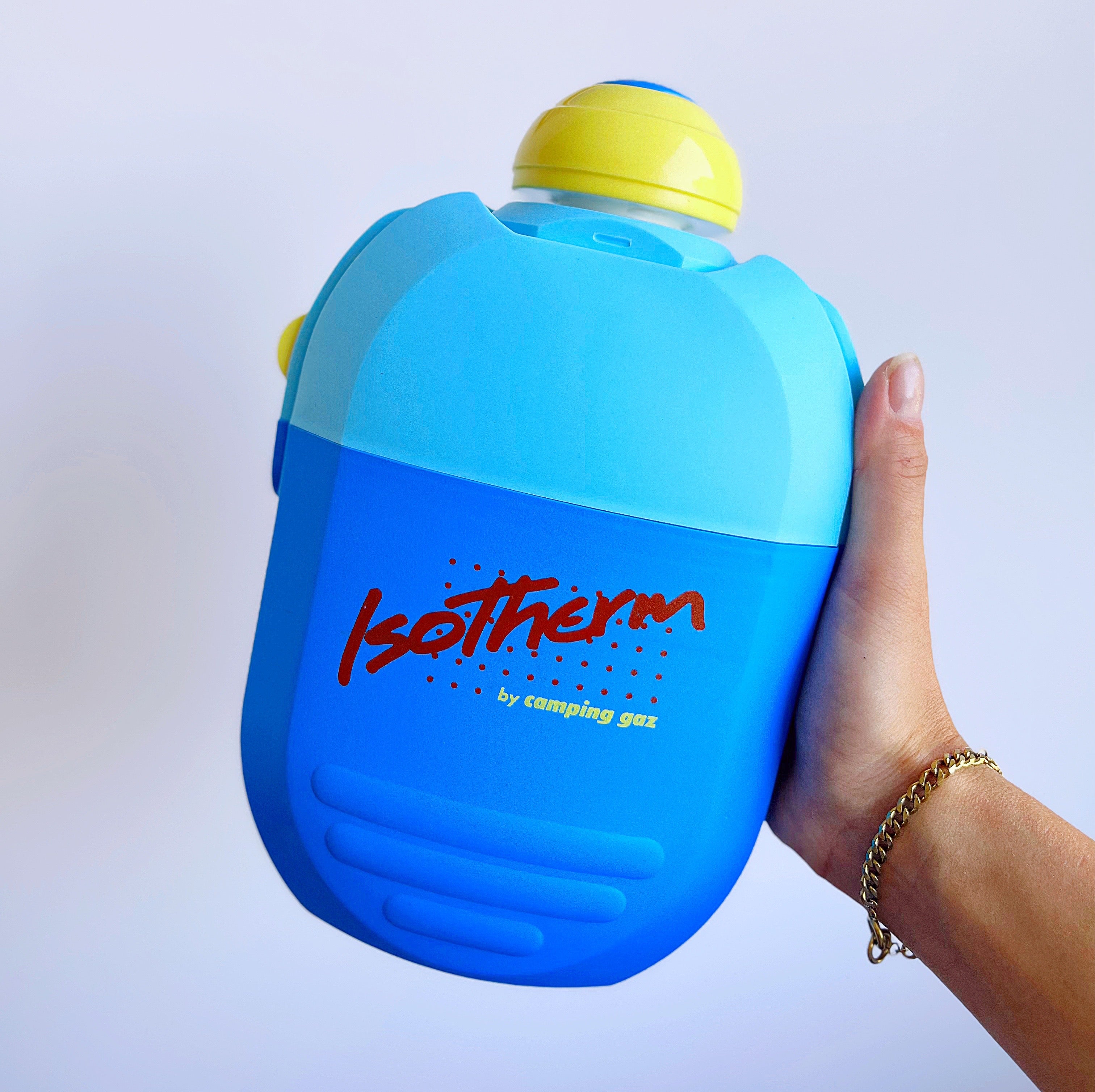 Grande gourde Isotherme bleue neuve de 1992