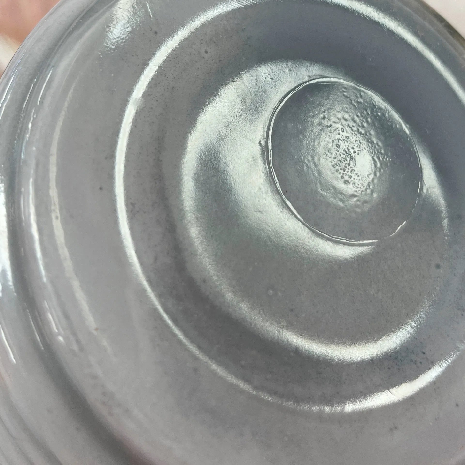 Grand vase Anchor Hocking annees 80 gris - Club Barbara