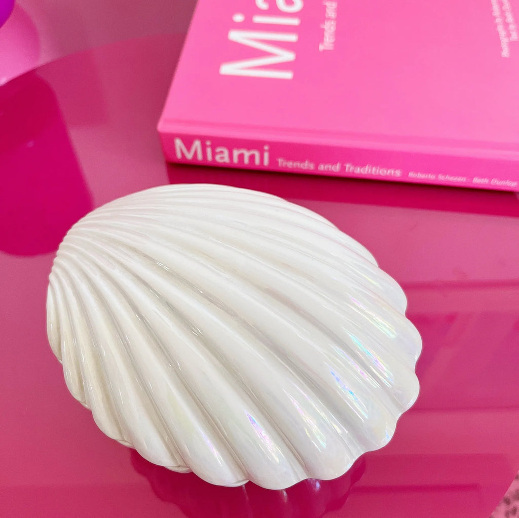 Grande boîte coquillage, Made in Italy, années 80 - Club Barbara