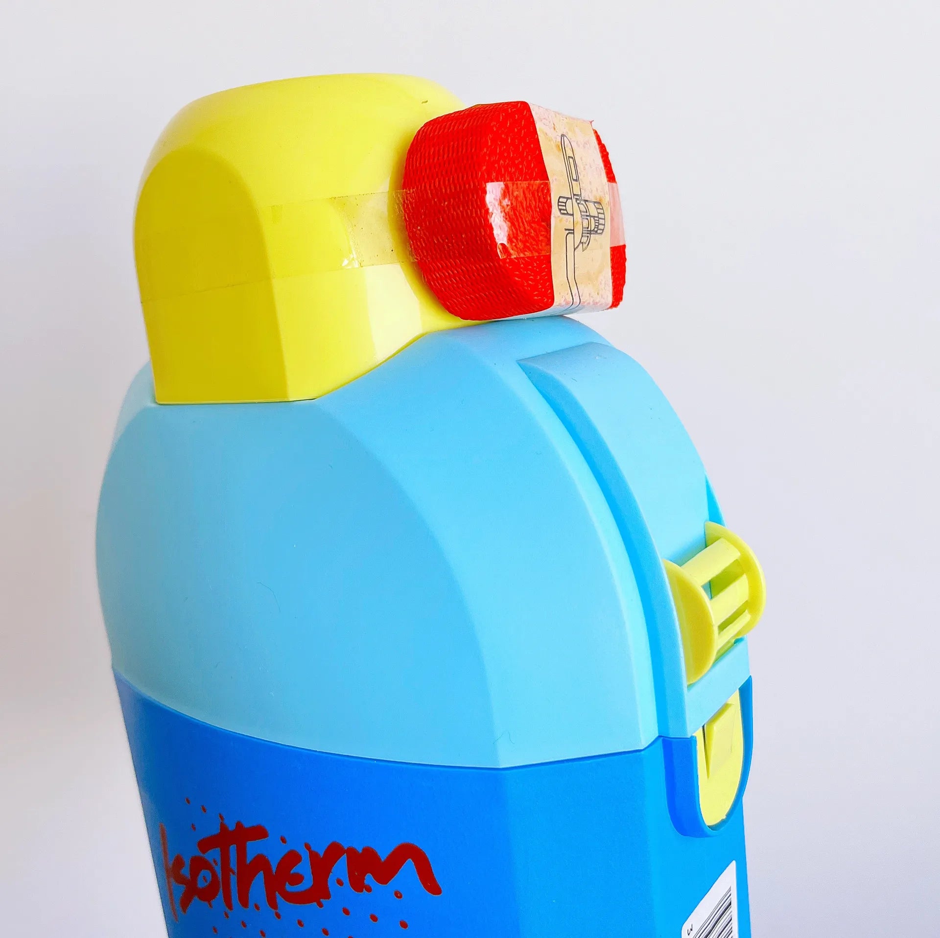Grande gourde Isotherme bleue neuve de 1992 - Club Barbara