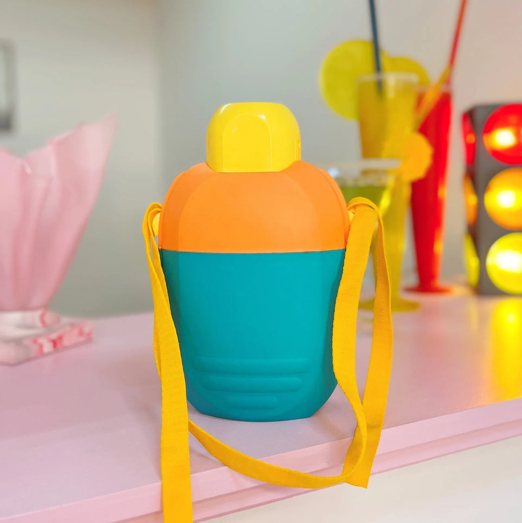 Grande gourde Isotherme orange pastel de 1992 - Club Barbara