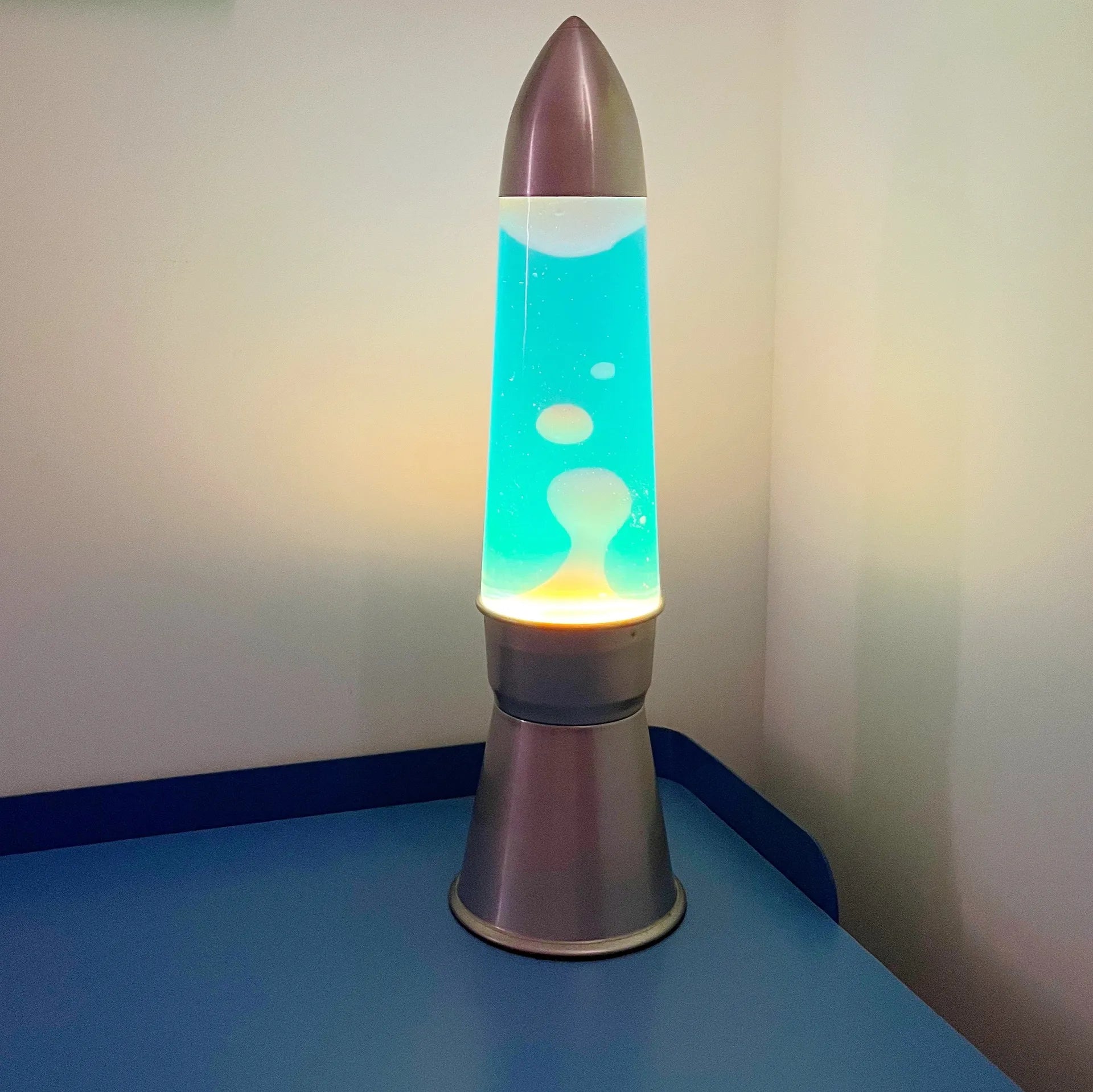 Grande lampe à lave fusée  vintage années 80 - Club Barbara