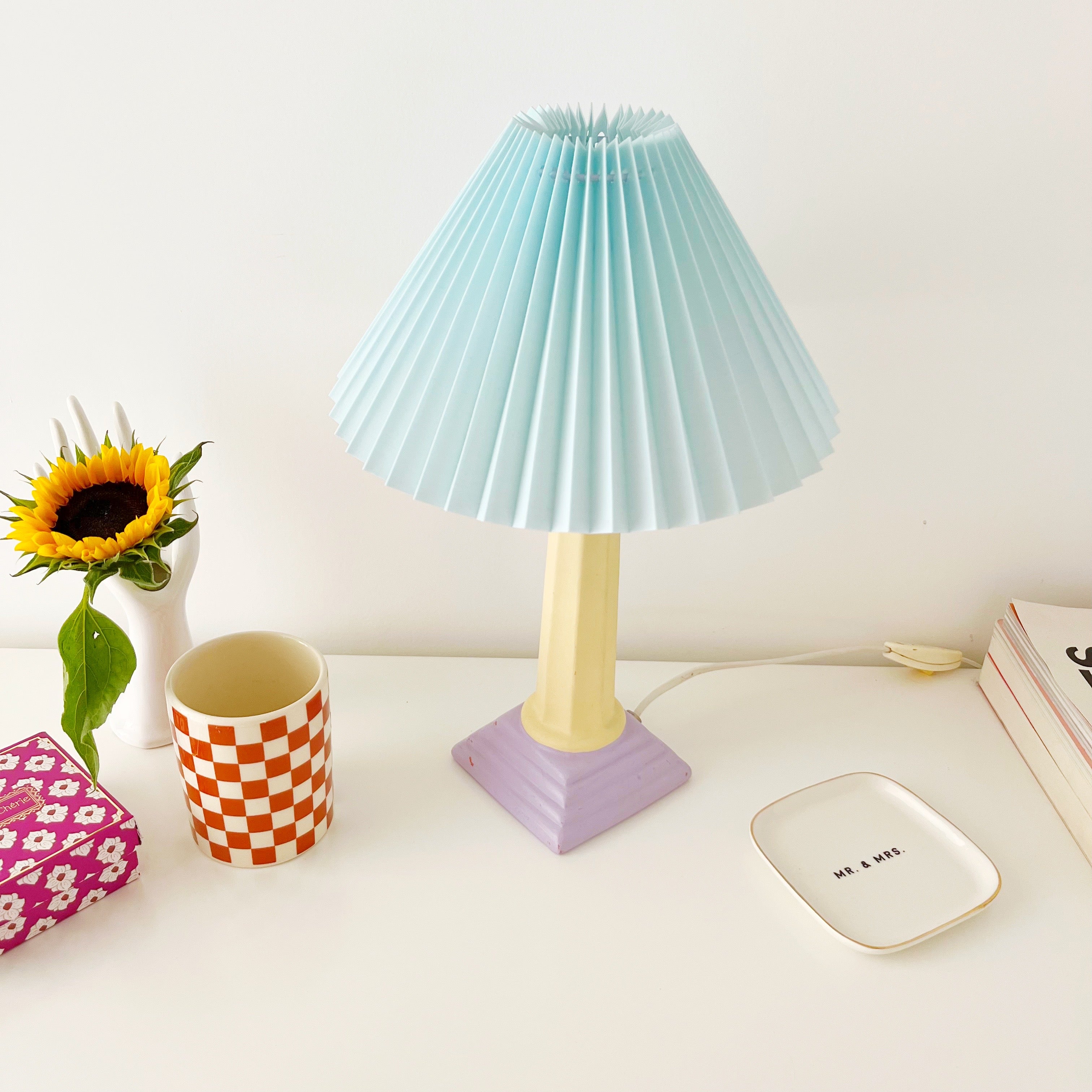 Lampe colonne pastel