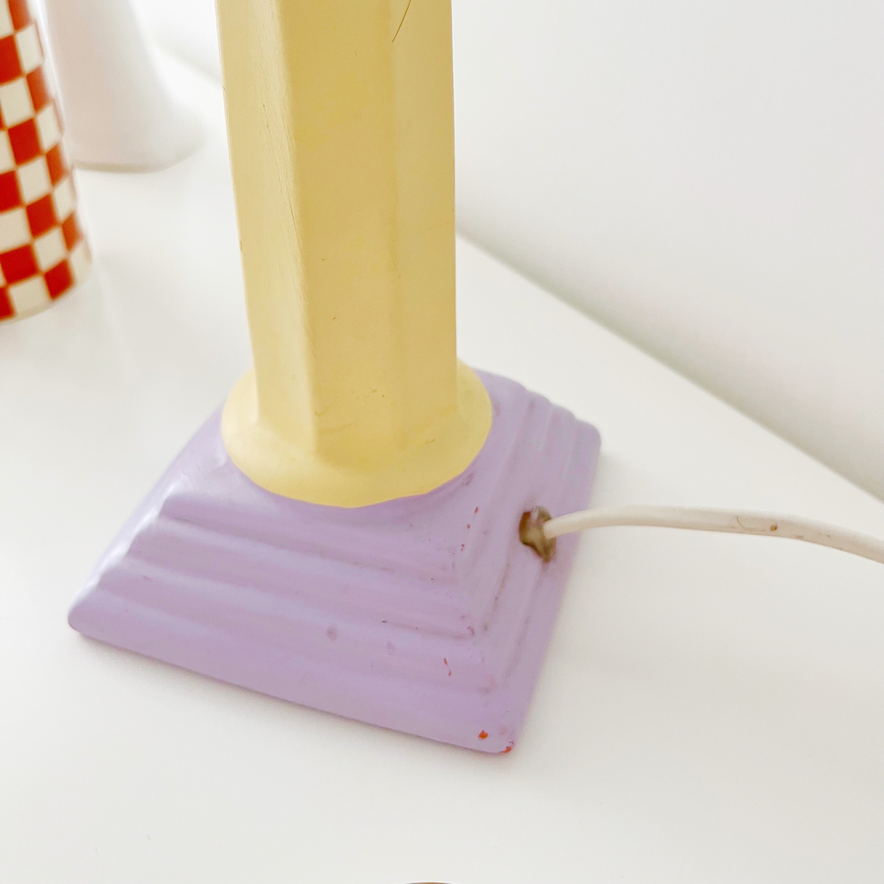 Lampe colonne pastel