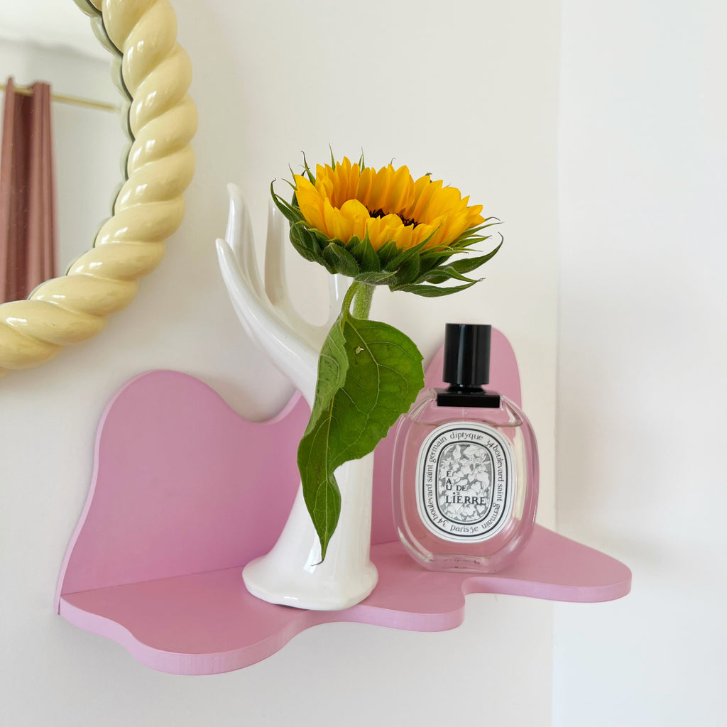 Vase main vintage en céramique