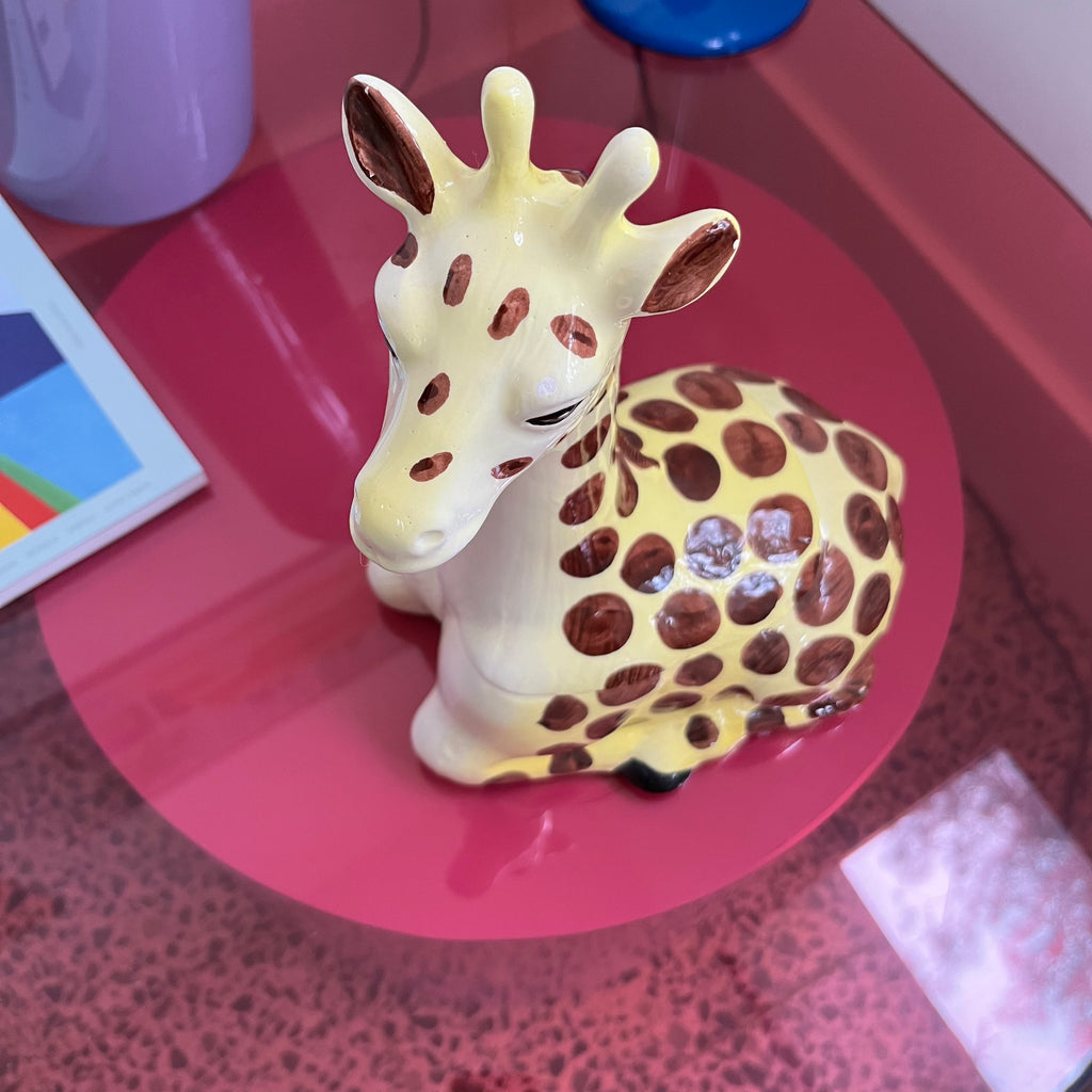 Boîte en céramique girafe