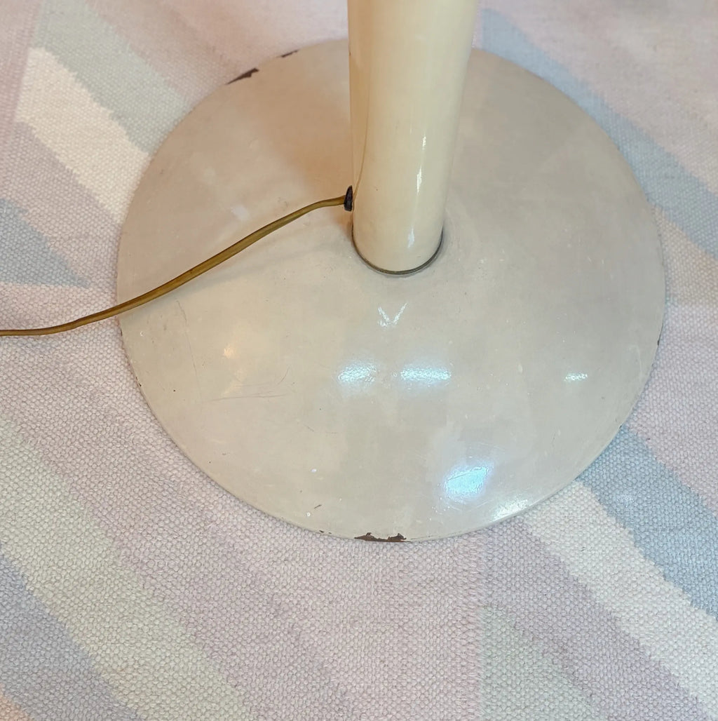 Lampadaire fleurs vintage en laiton doré, 3 lumières, Italie, années 70
