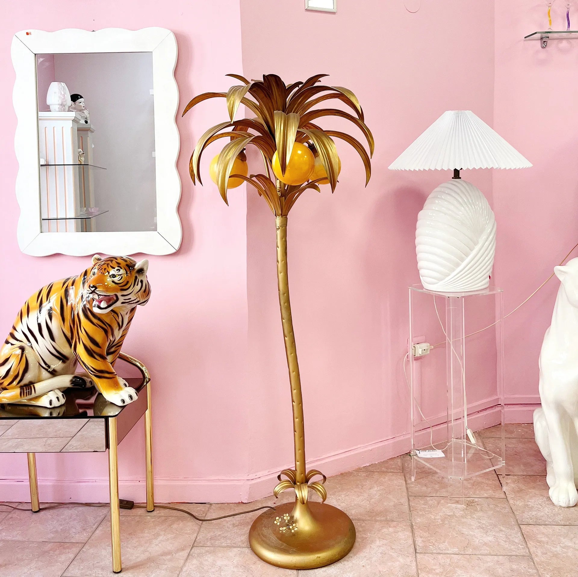 Lampadaire Palm Tree vintage - Club Barbara