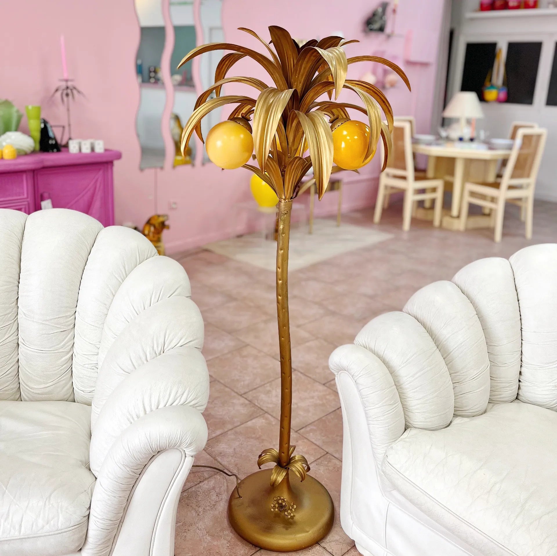 Lampadaire Palm Tree vintage - Club Barbara