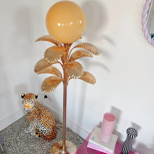 Charger l&#39;image dans la galerie, Lampe palmier Hollywood Regency italienne 80s grand modèle
