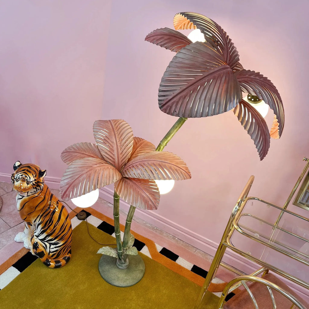 Lampadaire palmier Sergio Terzani, Italie, années 70 - Club Barbara