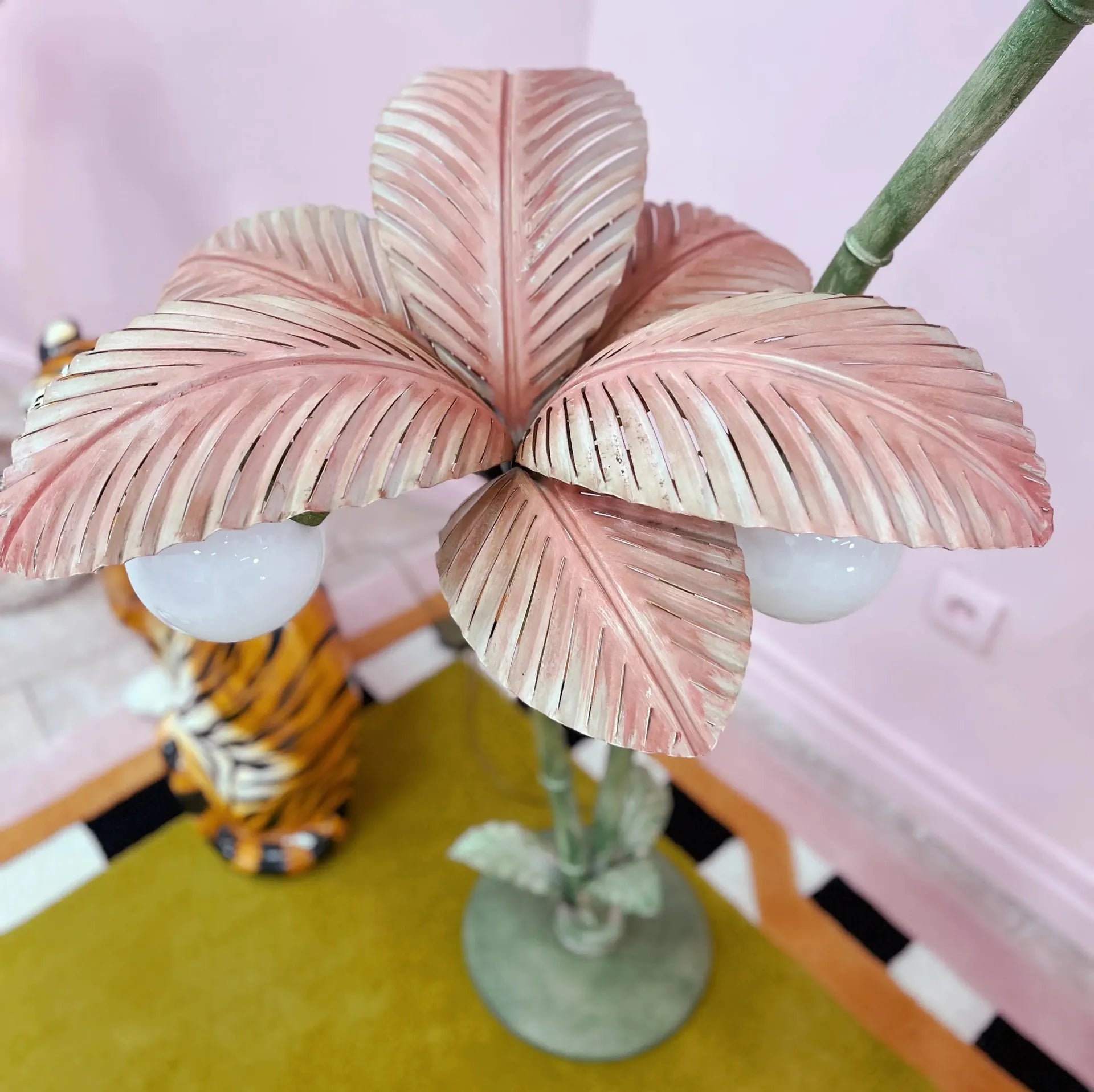 Lampadaire palmier Sergio Terzani, Italie, années 70 - Club Barbara