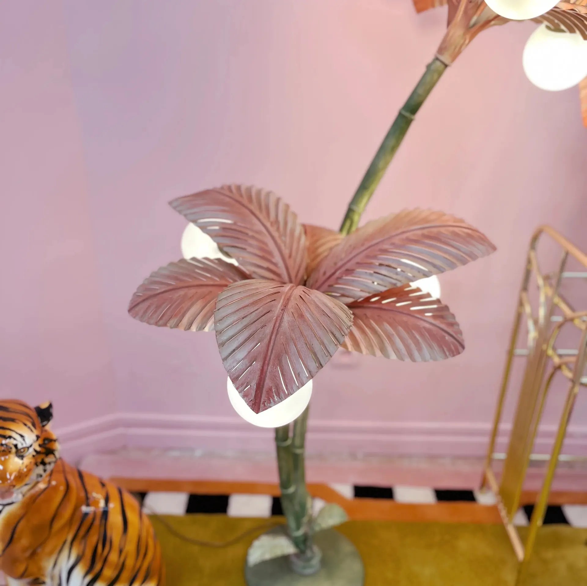 Lampadaire palmier Sergio Terzani, Italie, années 70 - Club Barbara