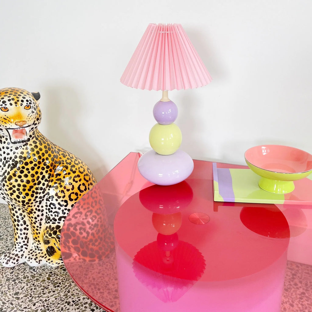 Lampe bi-goût amande & lila - Club Barbara