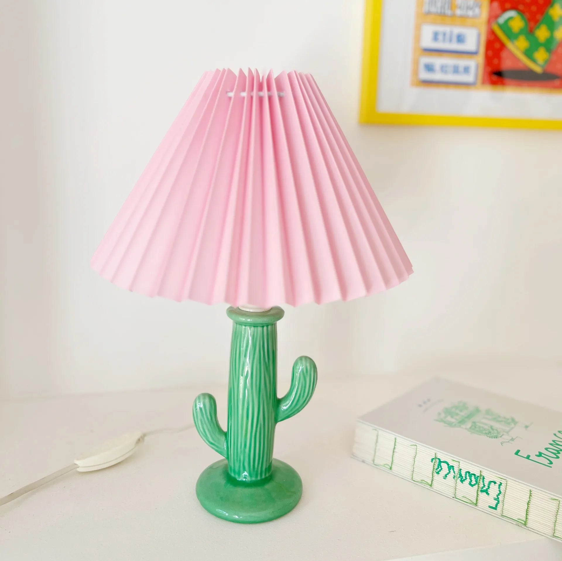 Lampe cactus vintage verte - Club Barbara