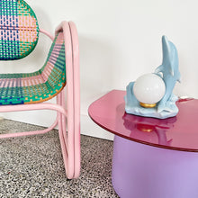 Charger l'image dans la galerie, Lampe dauphin bleue pastel Rosagaso, Espagne années 70
