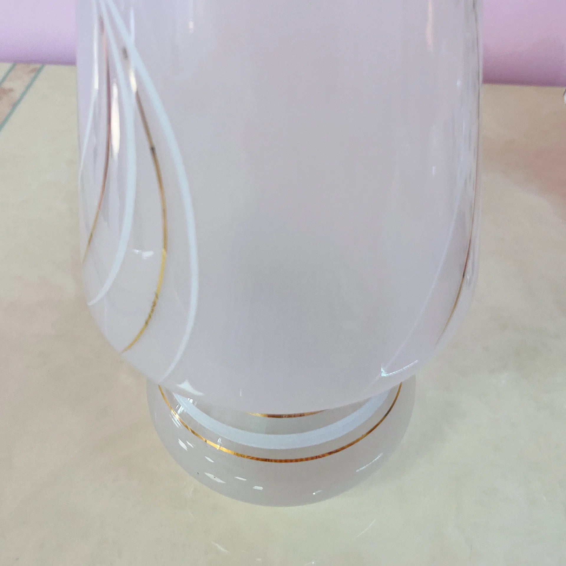 Lampe champignon dorée vintage - Club Barbara