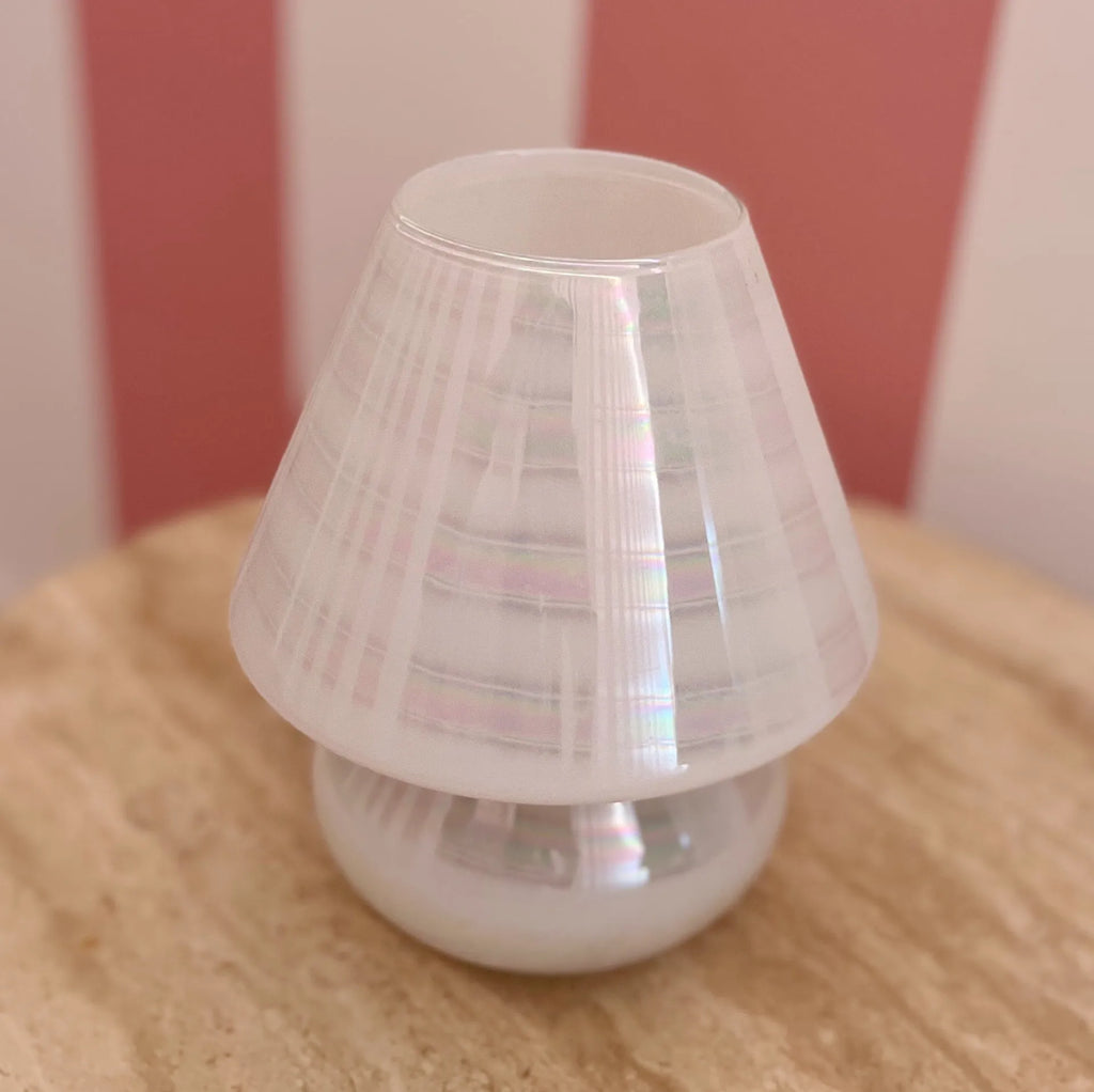Lampe champignon iridescente 70s - Club Barbara