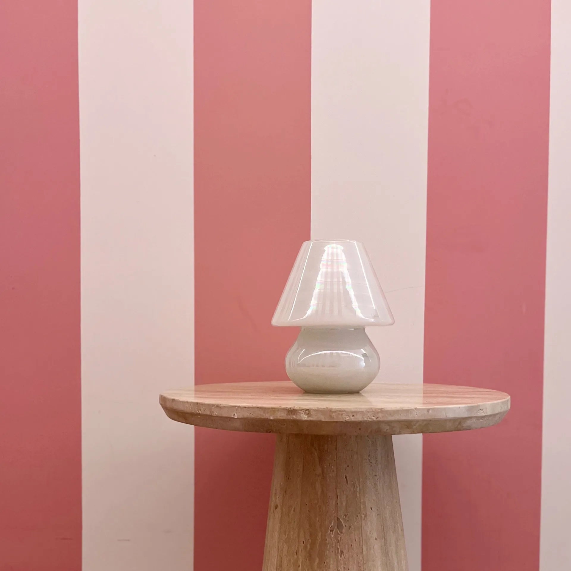 Lampe champignon iridescente 70s - Club Barbara