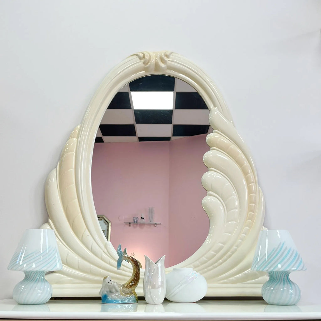 Lampe champignon Murano blue twist - Club Barbara
