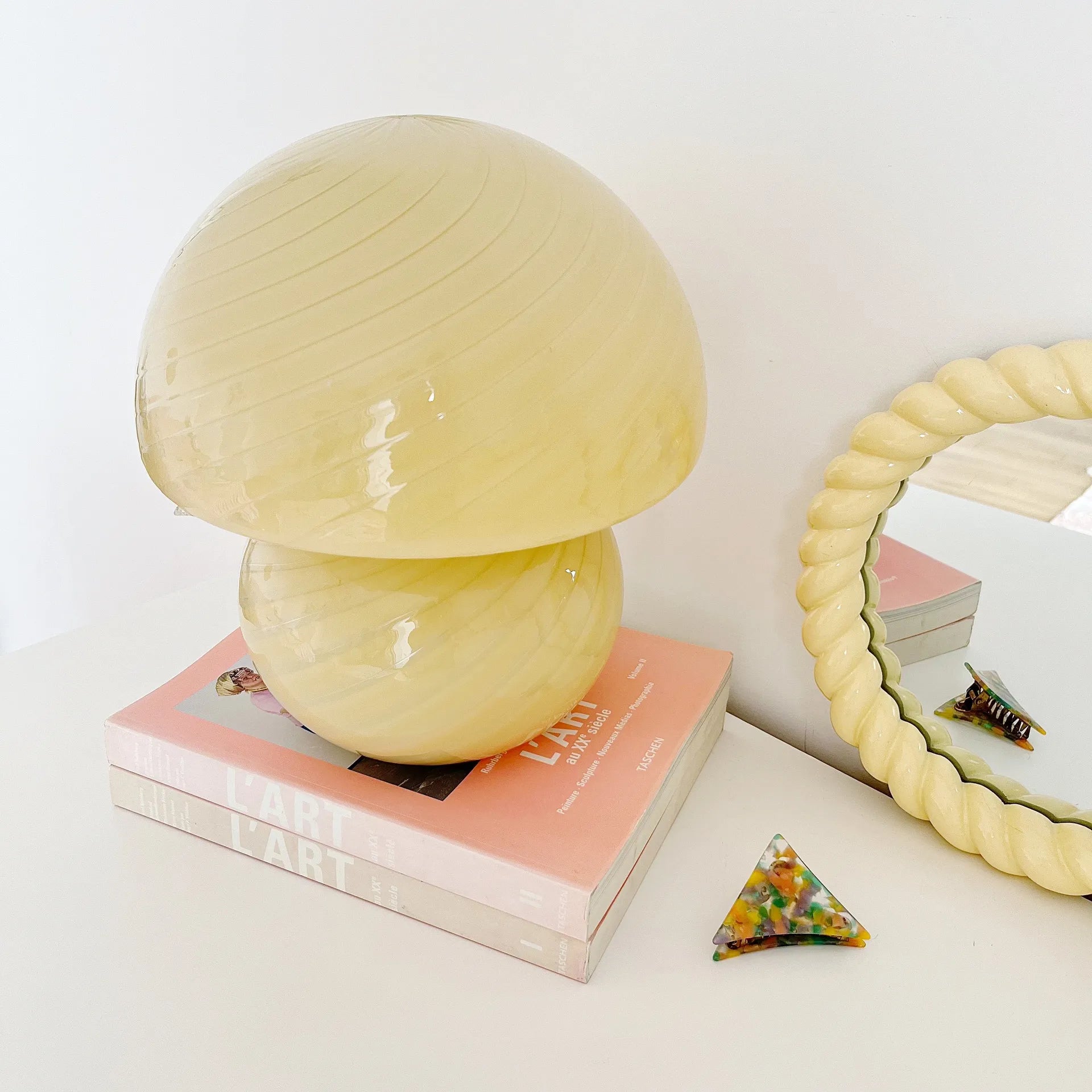 Lampe champignon Murano tourbillon - Club Barbara