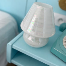 Load image into Gallery viewer, lampe champignon verre tourbillon colore
