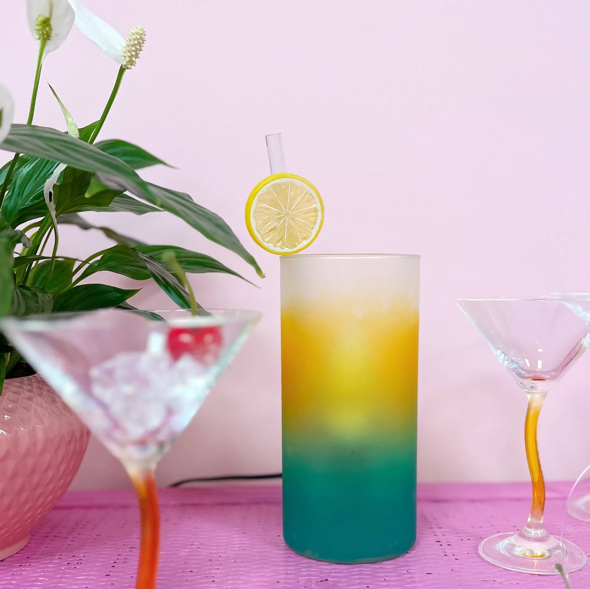 Lampe cocktail Gin Fizz vintage 80’s - Club Barbara
