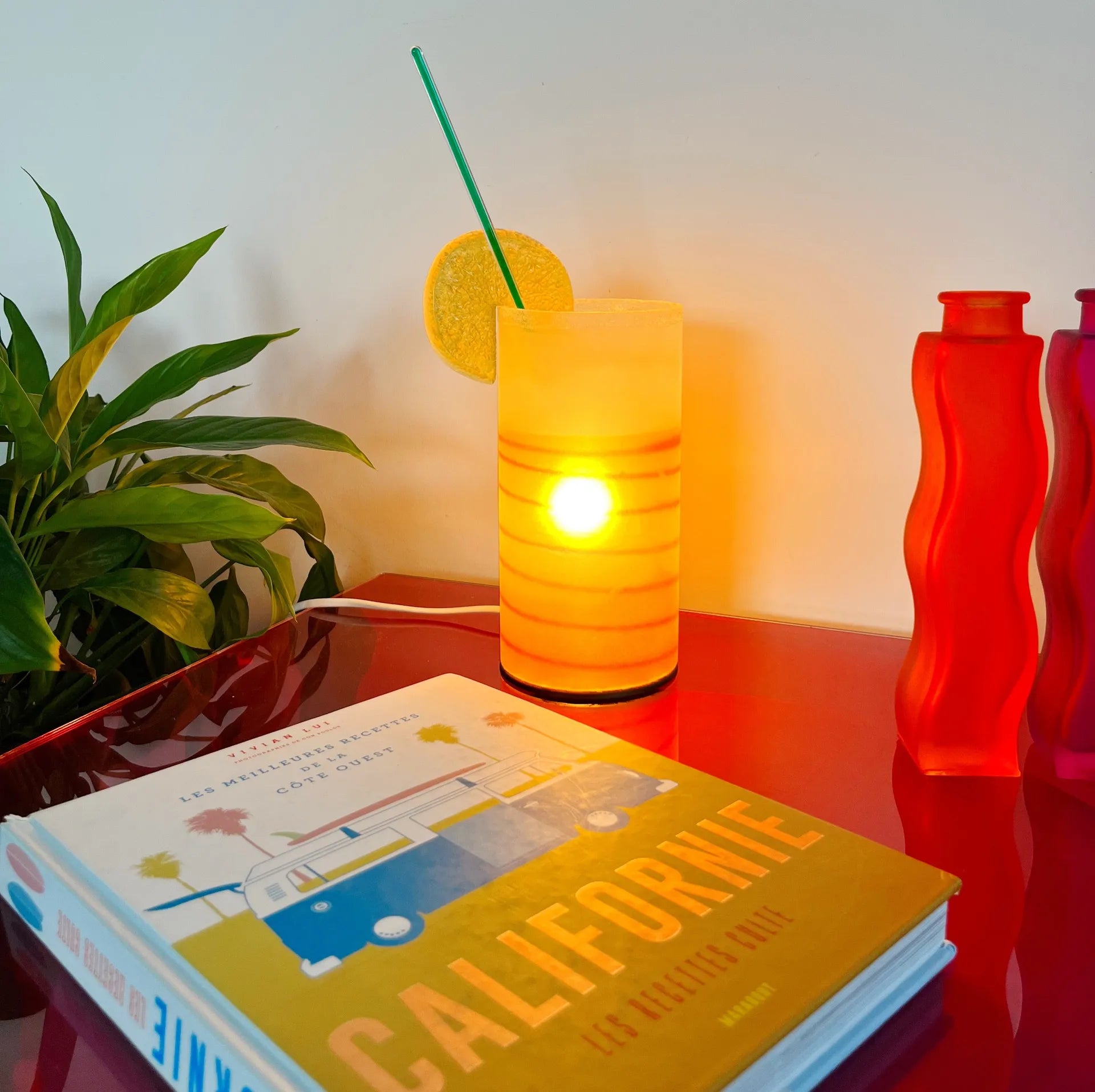 Lampe cocktail Sunrise vintage 80’s - Club Barbara