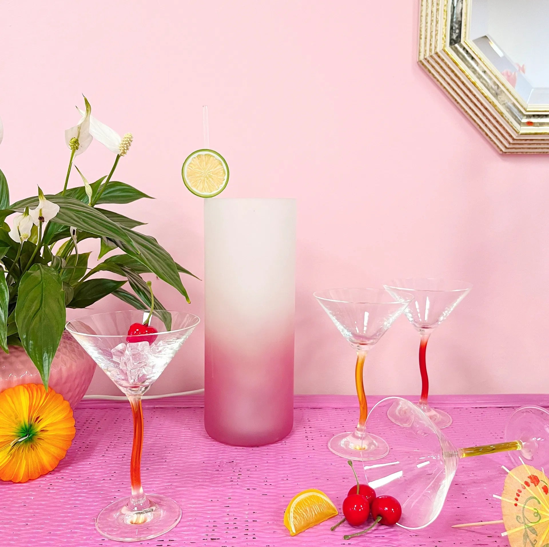 Lampe cocktail XL 80s Pink Lady - Club Barbara