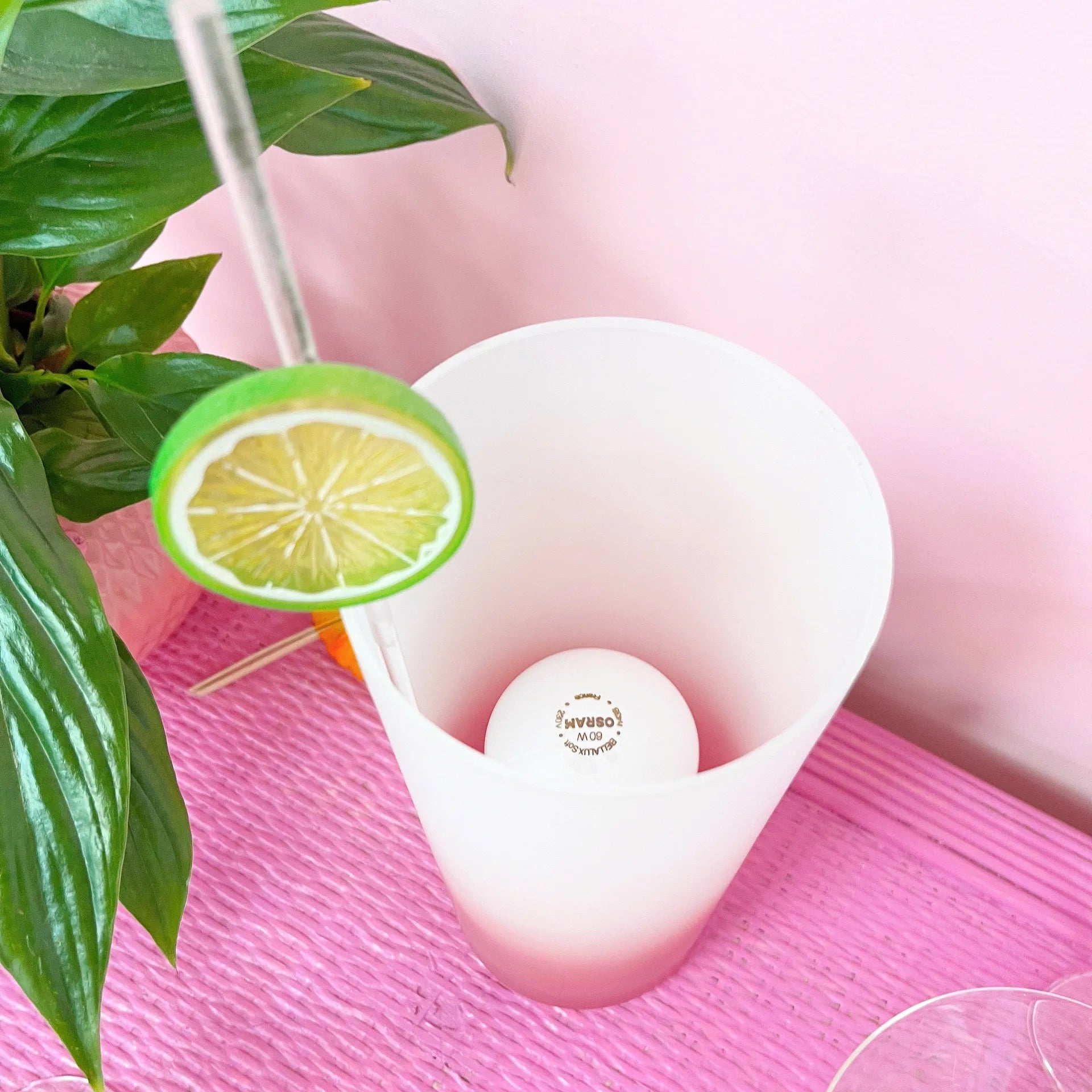 Lampe cocktail XL 80s Pink Lady - Club Barbara