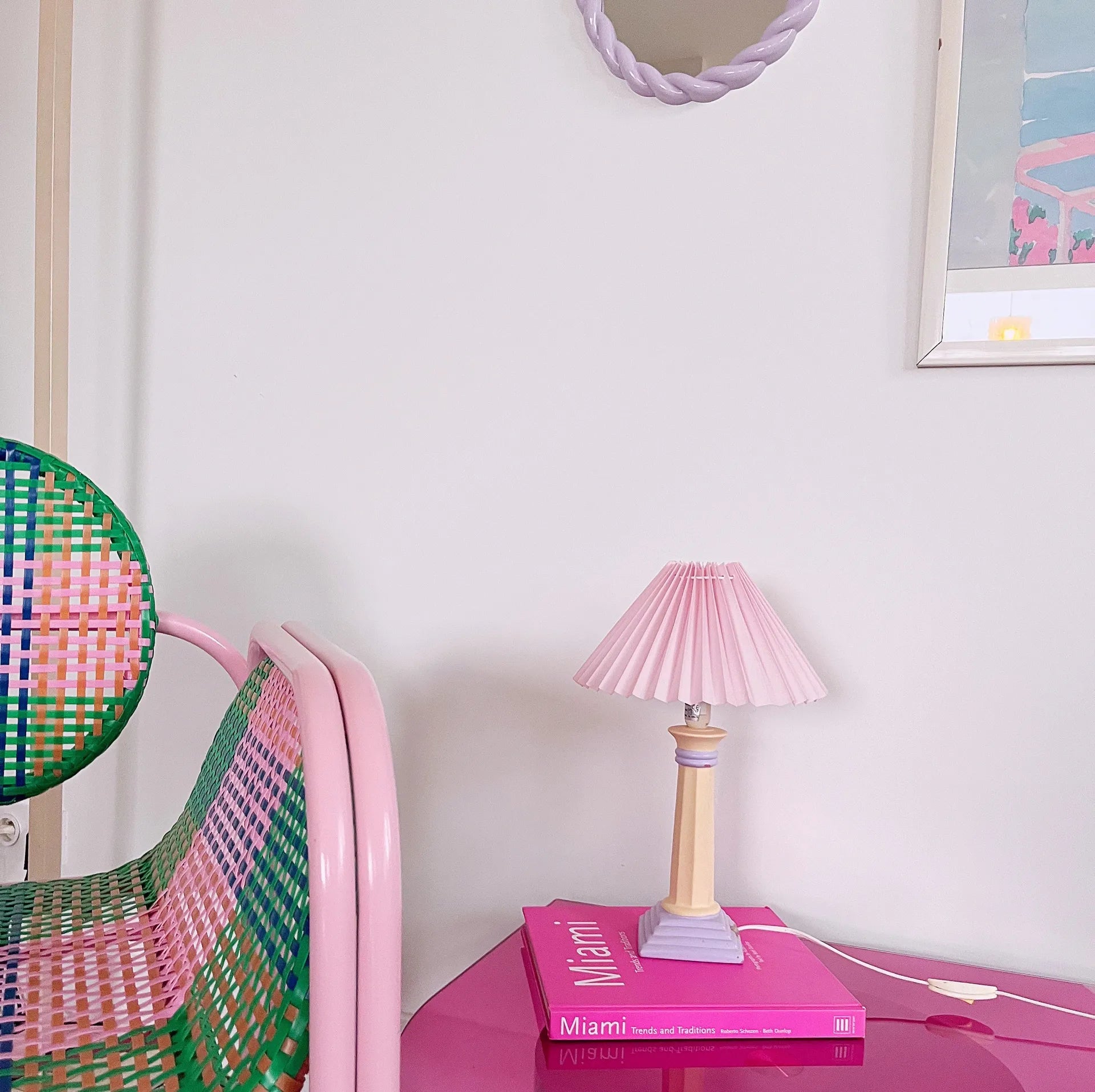 Lampe colonne pastel - Club Barbara
