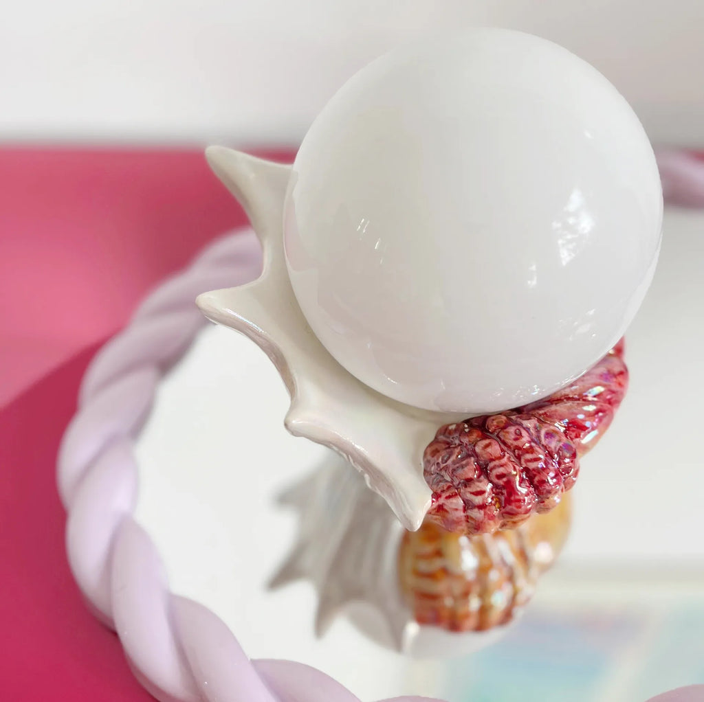 Lampe coquillage escargot de mer vintage - Club Barbara