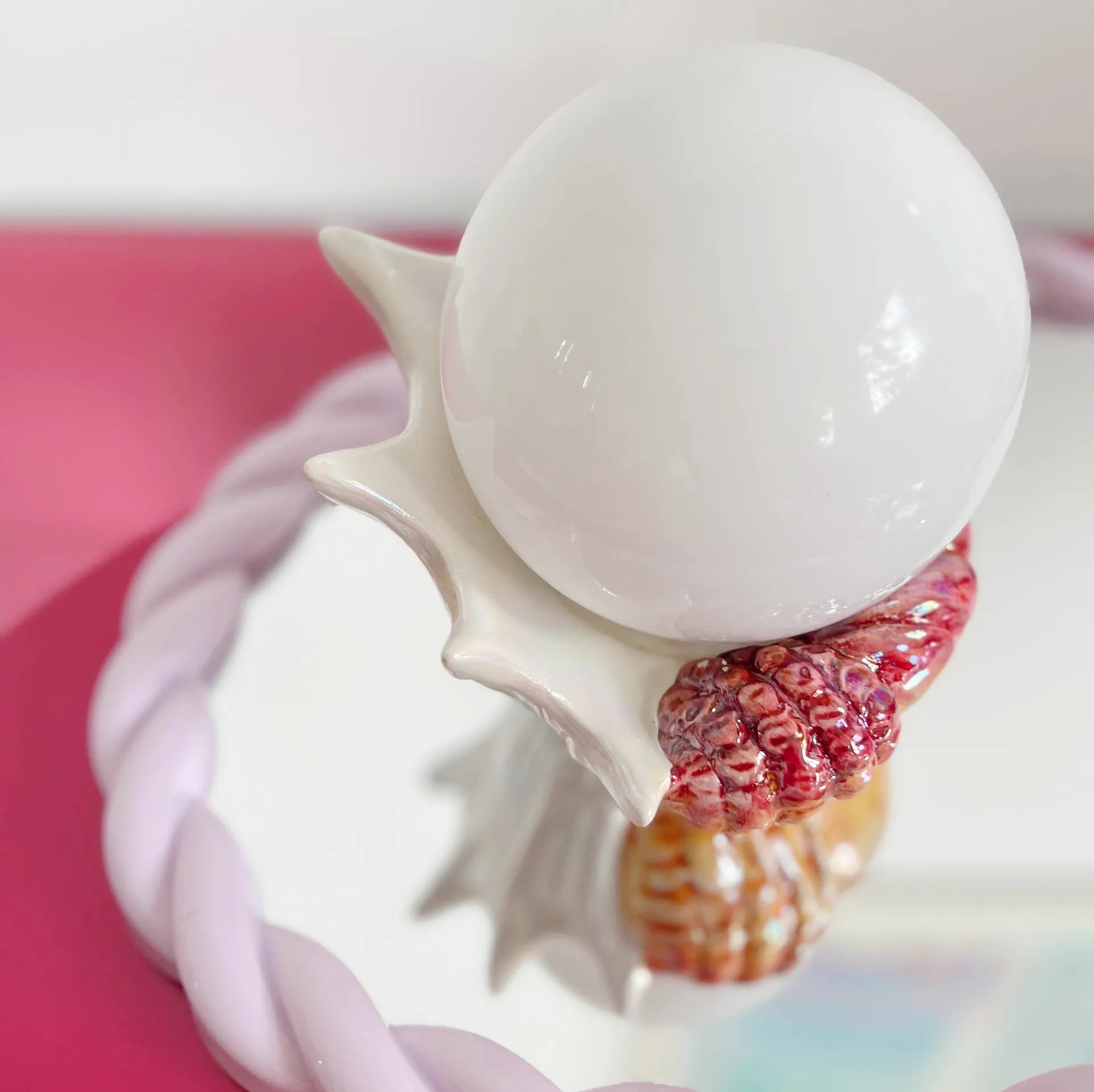 Lampe coquillage escargot de mer vintage - Club Barbara