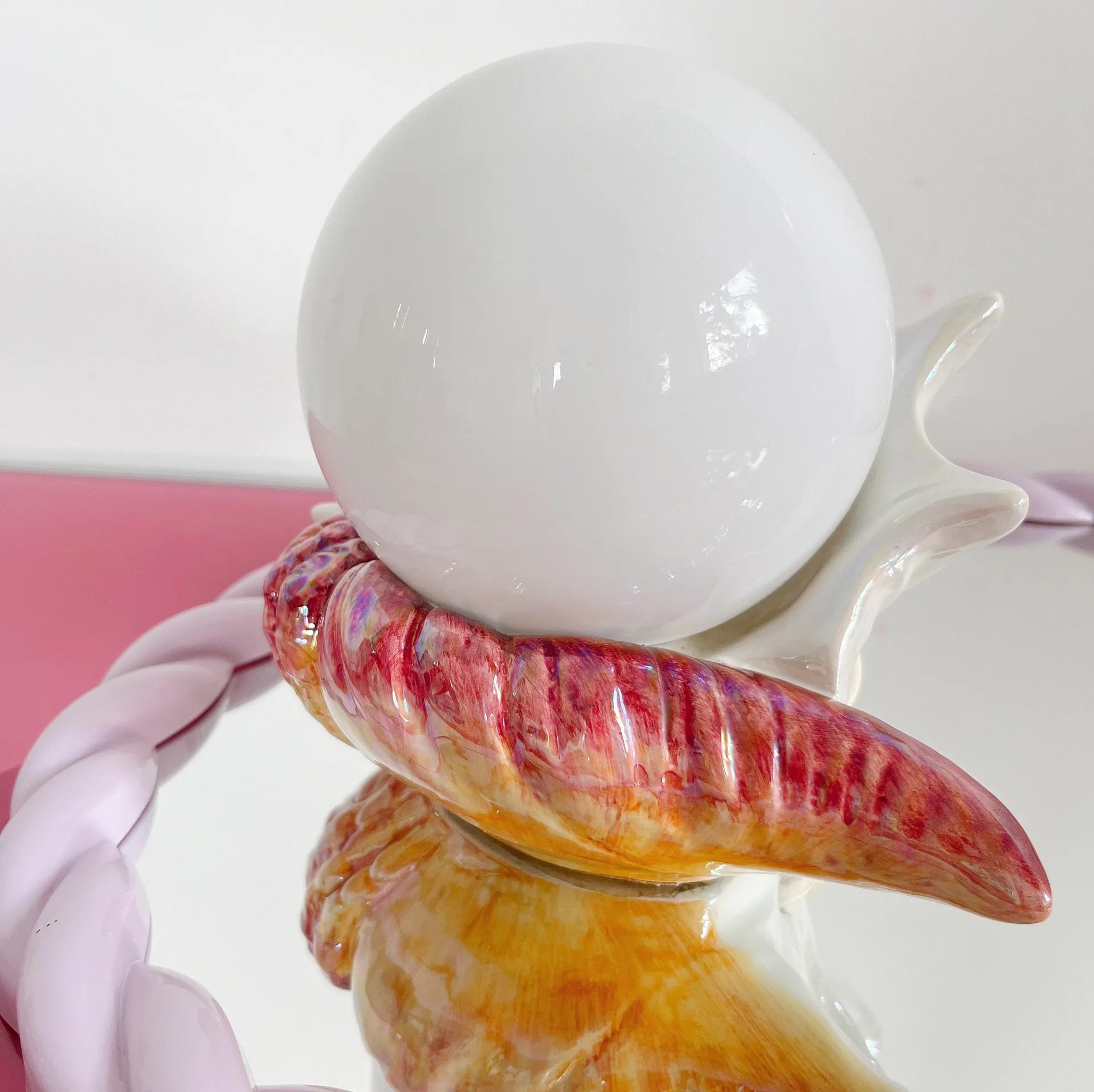 Lampe coquillage escargot de mer vintage - Club Barbara
