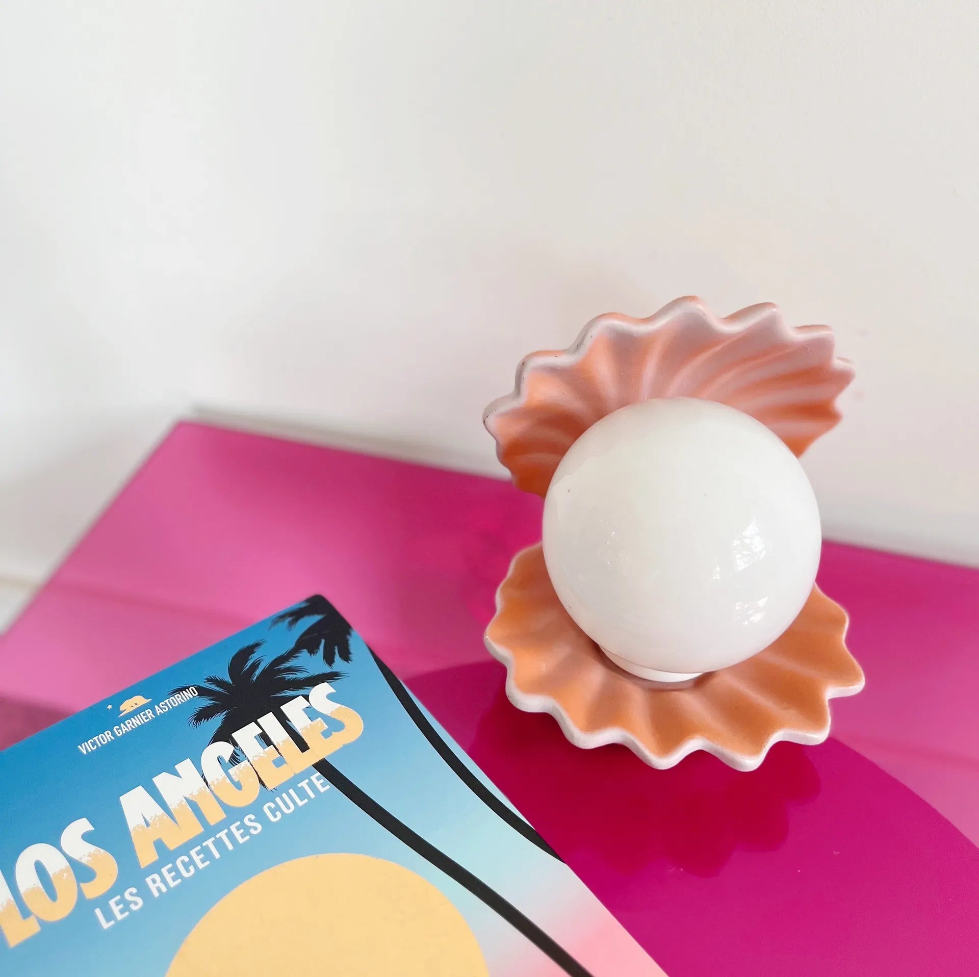 Lampe coquillage vintage gradient - Club Barbara