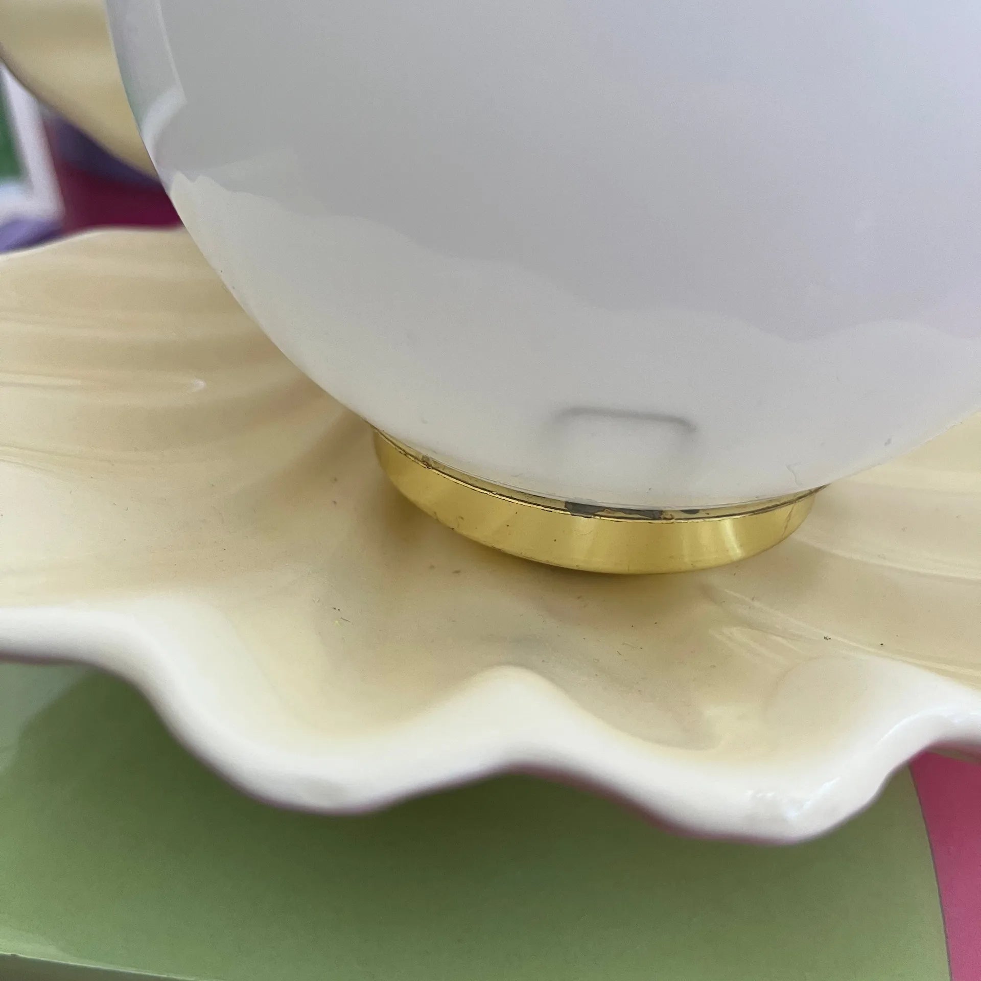Lampe coquillage vintage pastel - Club Barbara