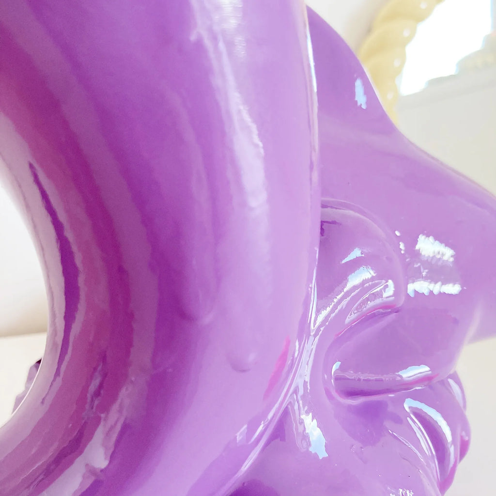 Lampe dauphins 80’s violette - Club Barbara