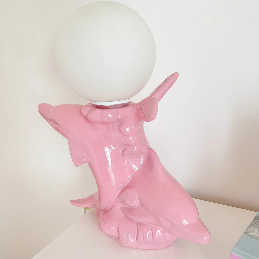 Lampe dauphins rose - Club Barbara