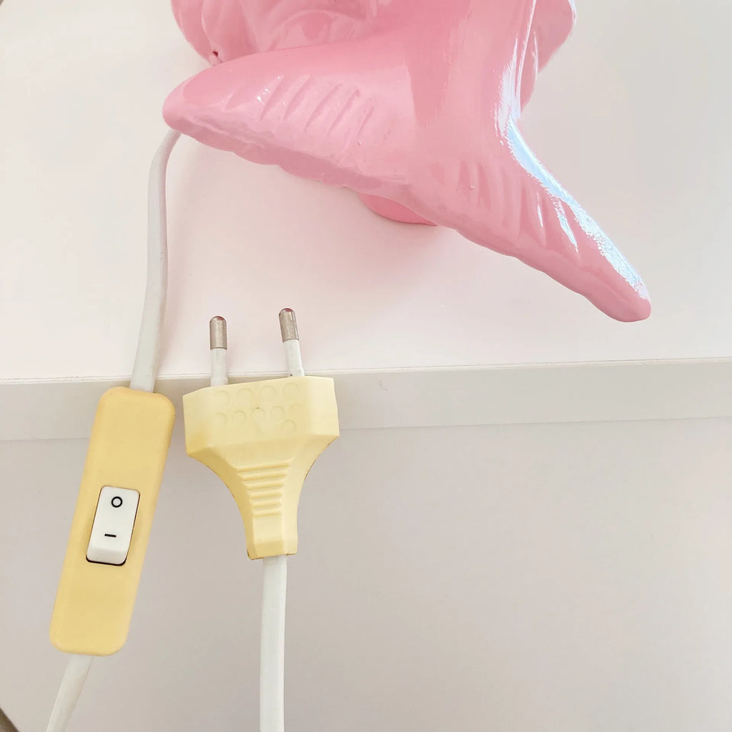 Lampe dauphins rose - Club Barbara