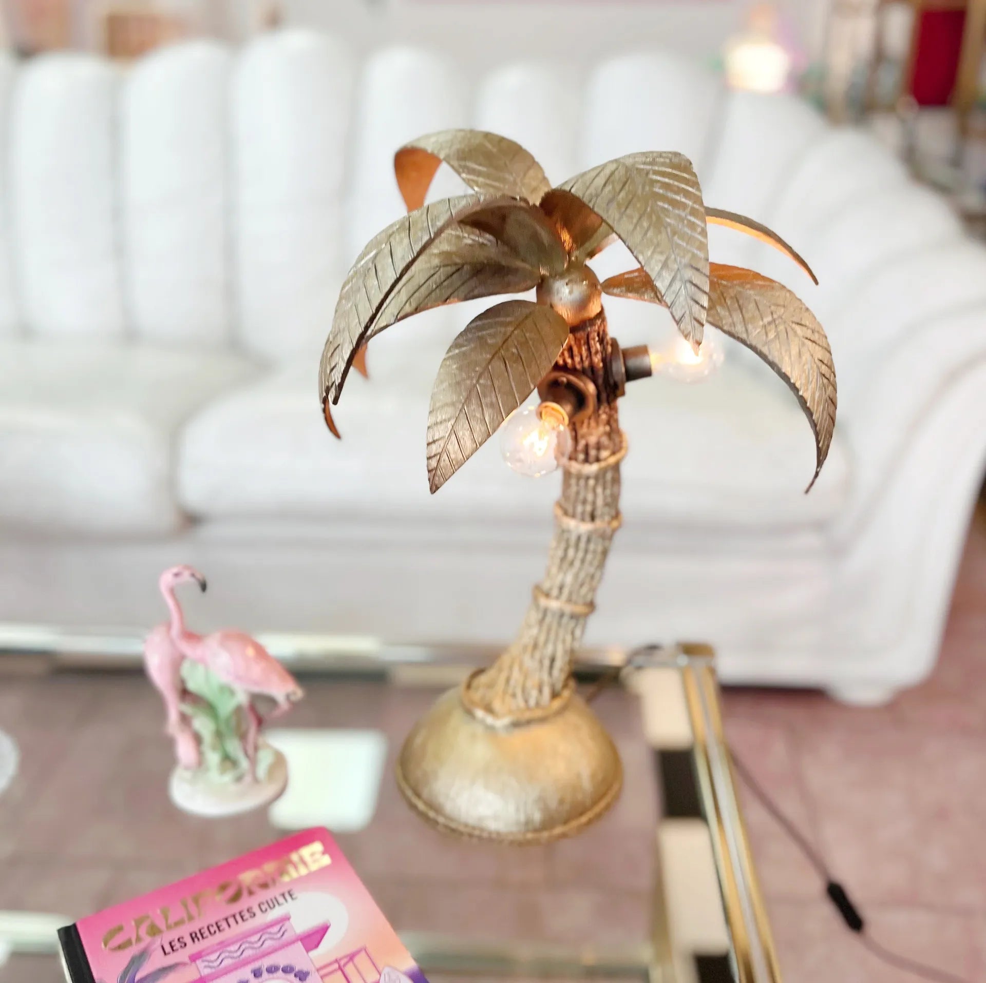 Lampe de table Palmier 70s - Club Barbara