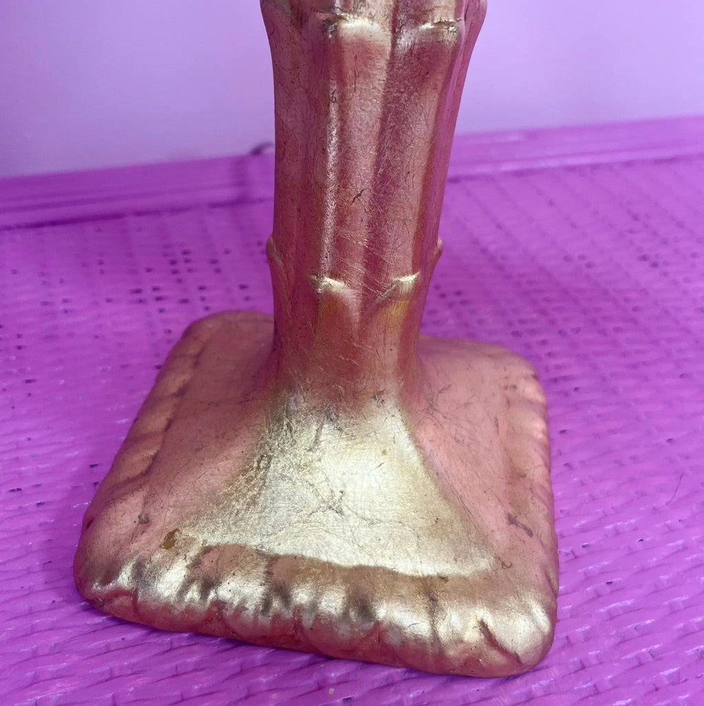 Lampe de table palmier dorée - Club Barbara