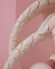 Load image into Gallery viewer, lampe-palmier-vintage-doree
