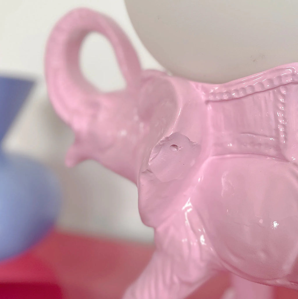 Lampe éléphant rose - Club Barbara