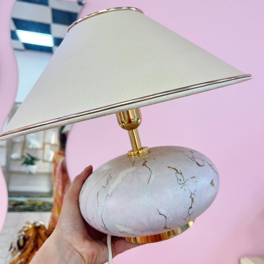 Lampe en Céramique Pastel – Années 80 - Club Barbara