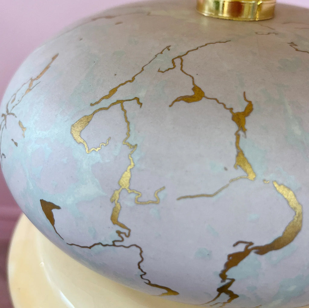 Lampe en Céramique Pastel – Années 80 - Club Barbara
